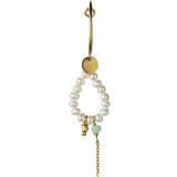 Turmalin Örhängen Stine A Heavenly Dream Hoop - Gold/Pearls/Turquoise