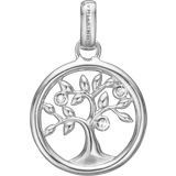 Topas Halsband Christina Jewelry Tree Of Life Pendant & Necklace - Silver/Topaz