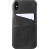 Universal Metaller Mobiltillbehör Universal Card Holder Leather Case for iPhone X/XS