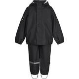 18-24M Regnställ Mikk-Line Rainwear Jacket And Pants - Black (33144)