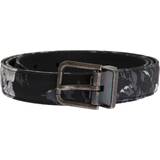 Multifärgade Skärp Dolce & Gabbana Men's Cayman Linen Leather Belt BEL11008