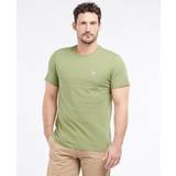 Barbour Herr T-shirts Barbour Lifestyle Sports Tee Burnt Olive
