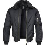 Brandit Kläder Brandit MA2 Jacket Fur Collar - Black