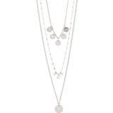 Pilgrim CAROL layered necklace 3-in-1 silver-plated