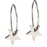 Titan Örhängen Blomdahl Pendant Star Ear Ring - Silver
