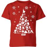 Star Wars Character Christmas Tree kid's Christmas T-Shirt