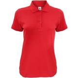 B&C Collection Dam Överdelar B&C Collection Women's Safran Timeless Short-Sleeved Pique Polo Shirt - Red