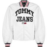 Tommy Hilfiger Dam Ytterkläder Tommy Hilfiger Quilted jacket with label lettering in offwhite