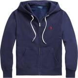 Polo Ralph Lauren Dam - Långa ärmar Tröjor Polo Ralph Lauren Women's Hooded Zipped Sweatshirt - Navy Blue