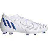 Adidas 38 ½ Fotbollsskor adidas Predator Edge.3 Firm - Cloud White/Hi-Res Blue/Cloud White