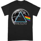 Pink Floyd Unisex vuxen Dark Side of the Moon distressed T-shirt för vuxna Black/Blue/White
