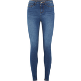 Noisy May Byxor & Shorts Noisy May Callie High Waist Skinny Jeans - Medium Blue Denim