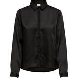 Emporio Armani Stickad tröjor Kläder Emporio Armani JDY – satinskjorta återvunnet blandat material-Svart/a
