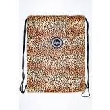 Hype Beige Ryggsäckar Hype Leopard Drawstring Bag (One Size) (Beige/Brown)