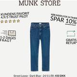 Grunt Jeans Barnkläder Grunt Jeans Street Loose Dark (128) Byxor Jeans