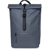 Rains Unisex Rolltop Backpack - Grey