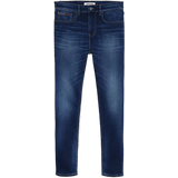 Tommy Hilfiger Herr Jeans Tommy Hilfiger Slim Fit Tapered Faded Jeans - Aspen Dark Blue