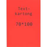 NORDIC Brands Textkartong 70x100cm matt röd