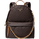 Bruna Ryggsäckar Michael Kors Slater Medium Logo Backpack - Brown/Acorn