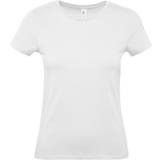 B&C Collection Dam T-shirts B&C Collection Women's E150 Short-Sleeved T-shirt - White