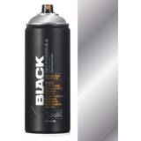 Svarta Sprayfärger Montana Cans Black 400 ml Silverchrome