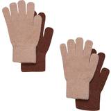 Beige Vantar Barnkläder CeLaVi Magic Gloves 2-pack - Tortoise Shell (5670-204)