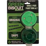 Air hockey puck Green Biscuit Puck 2 Pack