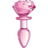Shots Toys Analpluggar Shots Toys Glass Small Anal Plug Pink Rose
