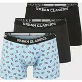 Urban Classics Boxershorts antracit ljusblå XXXL