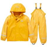 S Regnställ Barnkläder Helly Hansen Kid's Bergen 2.0 Pu Rainset - Essential Yellow