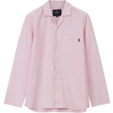 Lexington Herr Pyjamasar Lexington Organic Cotton Pyjama Set Unisex - Pink/White