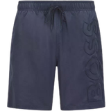 Hugo Boss Badkläder Hugo Boss Swim Shorts with Embroidered Logo - Dark Blue