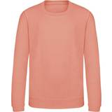 AWDis Kid's Plain Crew Neck Sweatshirt - Dusty Pink