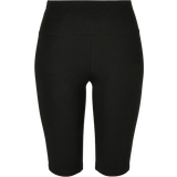 Urban Classics Dam Shorts Urban Classics Ladies Organic Stretch Jersey Cycle Shorts - Black