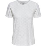 4 T-shirts & Linnen Jacqueline de Yong Cathinka Tag Short Sleeve T-shirt - Cloud Dancer