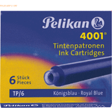 Pelikan Penntillbehör Pelikan Reservoarpatron/Bläckpatron TP/6 4001 Kungsblå (Royal Blue) 6/fp