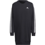 Jersey - Svarta Klänningar adidas Women's Essentials 3-Stripes Crew Dress - Black/White