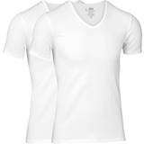 V-ringning T-shirts & Linnen JBS V-Neck T-shirt 2-pack - White