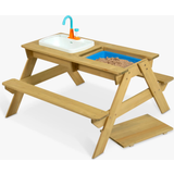TP Toys Matleksaker TP Toys Wooden Sand & Water Picnic Bench