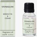 Sten Doftljus Stoneglow Green Fig &amp Cedar Doftolja 15 ml Doftljus