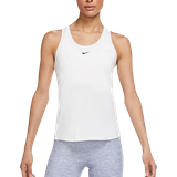 Nike Dam T-shirts & Linnen Nike Dri-Fit One Slim Fit Tank Top Women - White/Black