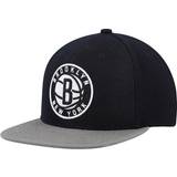 Herr Kläder Mitchell & Ness Brooklyn Nets Team Two-Tone 2.0 Snapback Hat Men - Black/Gray