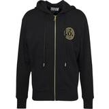 Versace Jeans Couture Tröjor Versace Jeans Couture Tape Logo Hoodie - Black