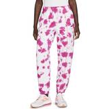 Batik Byxor & Shorts Nike Sportswear Women's Fleece Tie-Dye Trousers - Active Pink/Siren Red/Black