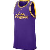 Los Angeles Lakers T-shirts Nike Los Angeles Lakers DNA Courtside Tank Top Sr