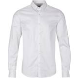 Elastan/Lycra/Spandex Skjortor Lindbergh Oxford Superflex Shirt - White