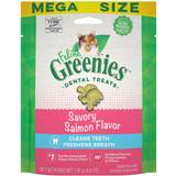 Greenies Savor Salmon Flavor Natural Dental Treats for Adult Cats 0.127kg