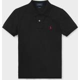 Ralph Lauren Pikétröjor Barnkläder Ralph Lauren Junior Boy's Custom Short Sleeve Polo Shirt - Black