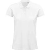 Sols Women's Planet Organic Polo Shirt - White