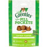 Greenies Katter Husdjur Greenies Pill Pockets Natural Soft Cat Treats Catnip Flavor 45x45.4g